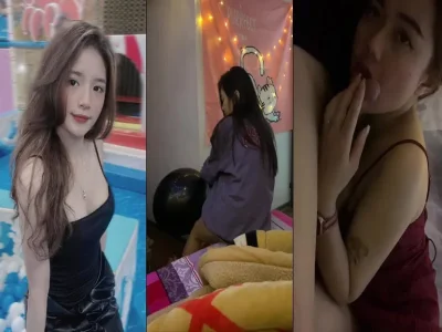 Em làm nguyên bình bú bóng xả đồ